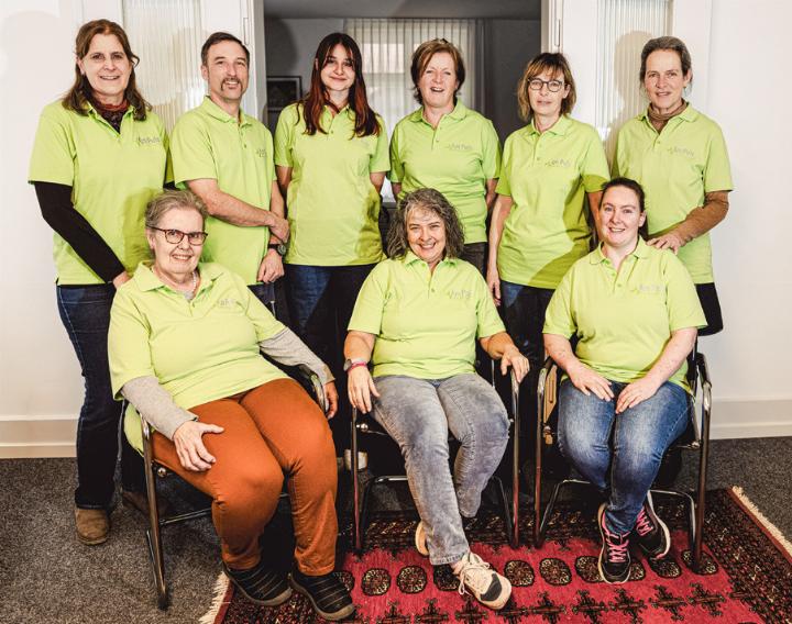 Das Team kümmert sich fürsorglich um seine Klienten. Bild zvg