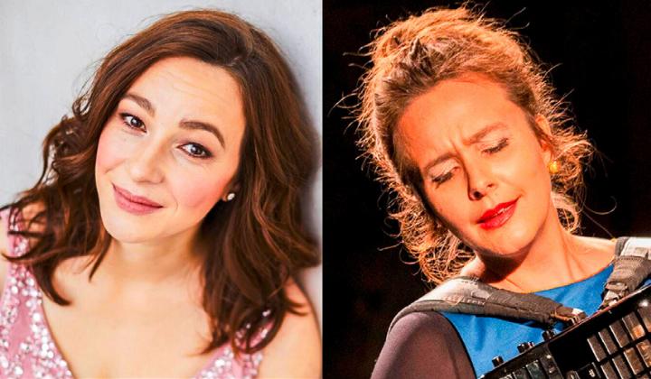 Miriam Feuersinger (links) und Viviane Chassot treten in Liestal auf. Bild zvg