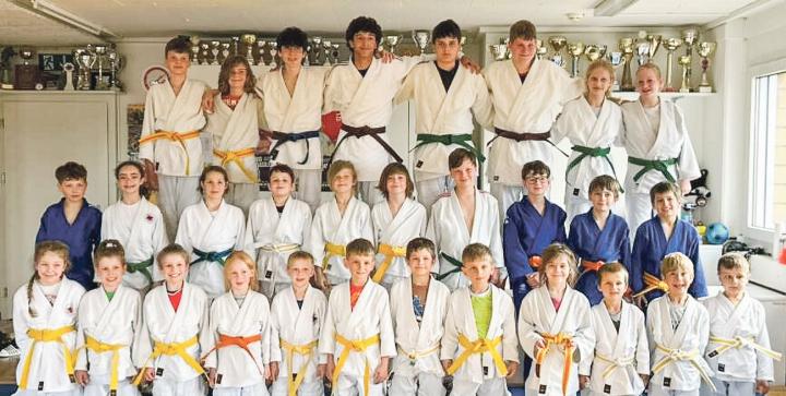 Alle Judoka, die zu einer Gürtelprüfung antraten, haben diese bestanden.
Bild zvg