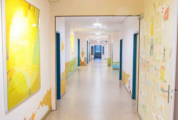 Eine Räumlichkeit der Kindertagesklinik in Liestal im Oristal.
Bild svr.