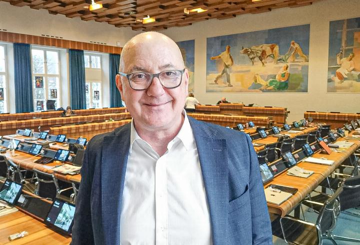 Ende September wird sich Isaac Reber (64) aus der Politik verabschieden. Bild Janis Erne