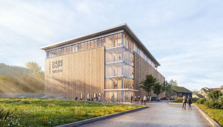 Bereits im Sommer 2027 soll der Neubau in Lausen bezogen werden. Visualisierung zvg