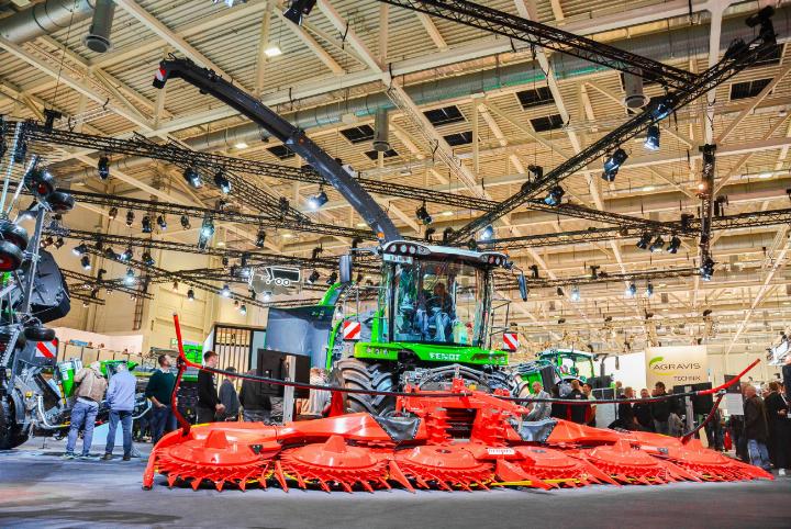 Der Fendt-Kathana-Maishäcksler an der Agritechnica 2023 in Hannover. Bilder zvg