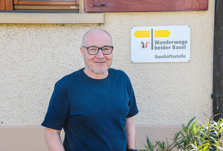 «Der Verein ist grundsätzlich sehr gut aufgestellt», sagt Andreas Lutz, neuer Präsident von «Wanderwege beider Basel». Gleichzeitig sieht er Entwicklungspotenzial. Bild Janis Erne
