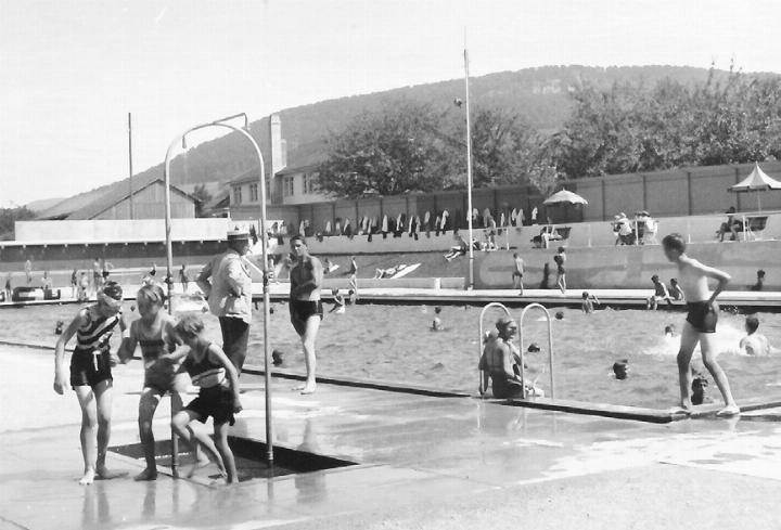 Das Sissacher Schwimmbad wurde 1931 eröffnet. Bild zvg