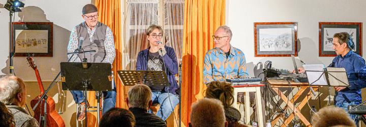 Von links: Max Mundwiler, Barbara Saladin, Daniel Buser und Michael Studer.
Bild zvg