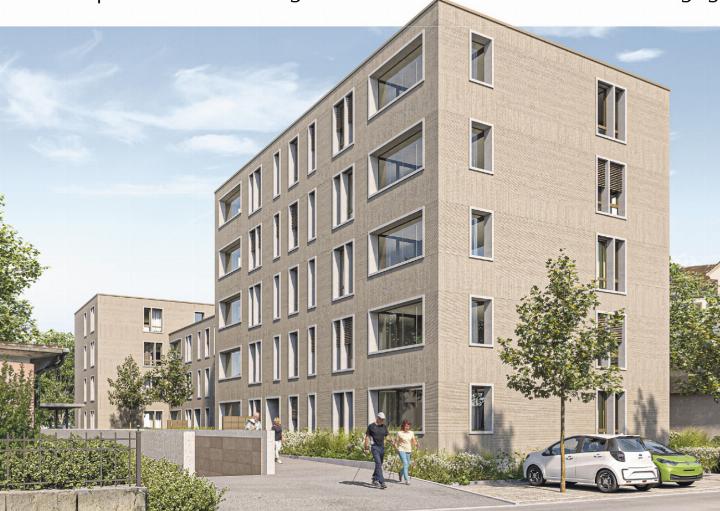 Die drei Häuser liegen zwischen dem Bahnhof und der Sissacher Begegnungszone.