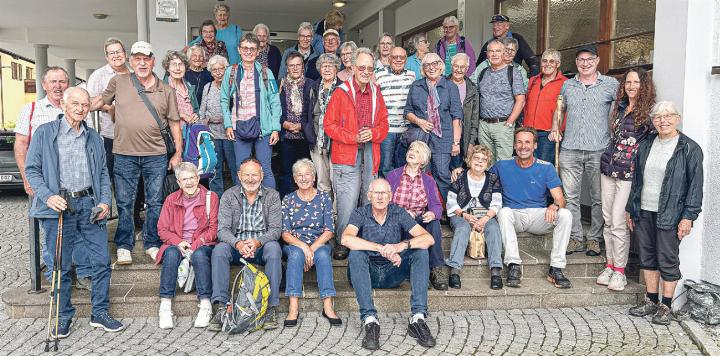 In Österreich genossen die Ausfl ügler eine harmonische Ferienwoche. Bild zvg