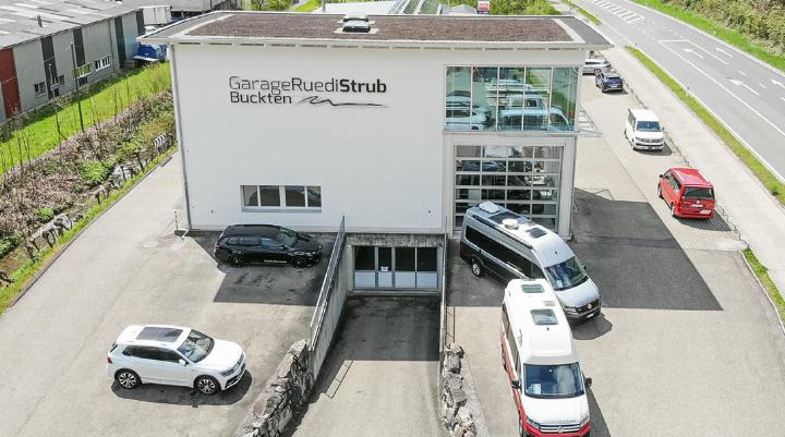 Die Garage Ruedi Strub AG in Buckten hat eine Partnerschaft mit Volkswagen und VW-Nutzfahrzeugen. Bild zvg