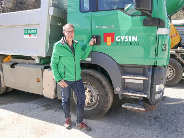 Alex Gysin führt die Tiefbaufirma noch bis zum nächsten Sommer. Parallel dazu amtiert er als Gemeinderat in seiner Gemeinde Lampenberg. Bild Elmar Gächter Alex Gysin führt die Tiefbaufirma noch bis zum nächsten Sommer. Parallel dazu amtiert er als Gemeinderat in seiner Gemeinde Lampenberg. Bild Elmar Gächter
