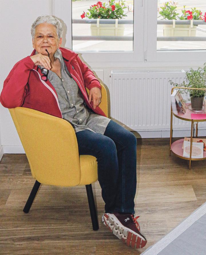 Rita Schulthess in ihrer gemütlichen Praxis in Liestal. Bild Luana Güntert