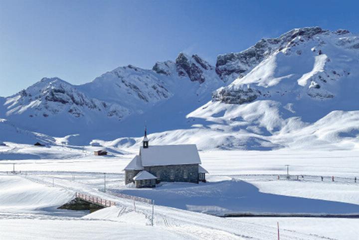 Auf einer Wanderung auf der Melchsee-Frutt hat Ivo Schädler diese Winterlandschaft fotografi sch festgehalten.