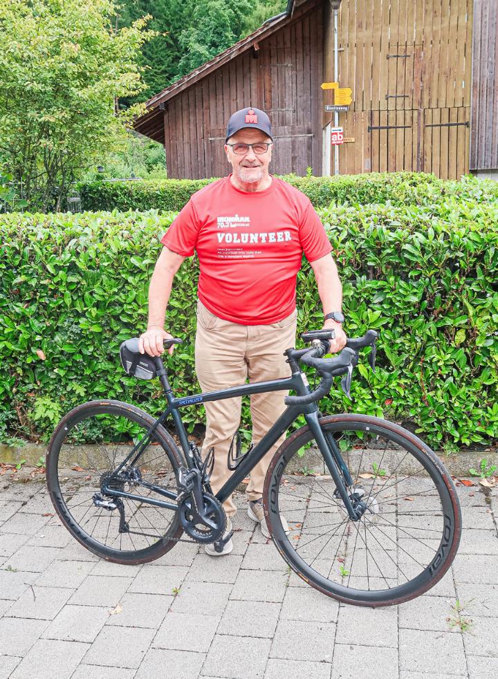 Helfer und begeisterter Sportler: 13 Jahre lang fuhr Walter Weber mit seinem Velo über den Unteren Hauenstein zur Arbeit nach Olten und zurück. Bild emg