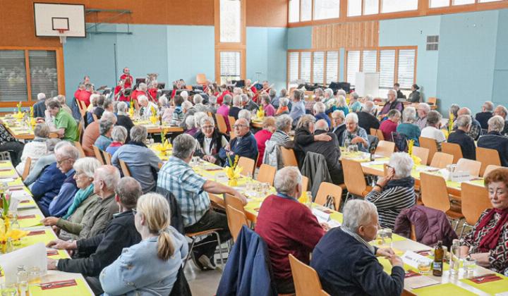 An der gut besuchten Generalversammlung trat der Musikverein Hölstein auf.
Bild zvg