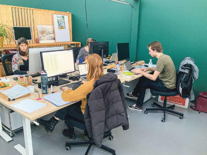 Das Ökozentrum hat neue Büroräumlichkeiten für seine 12 Angestellten gefunden. Bild Andreas Bitterlin