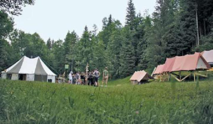 Im Lager der Jubla Sissach werden die Kinder eine Zeltstadt errichten.
Bild zvg