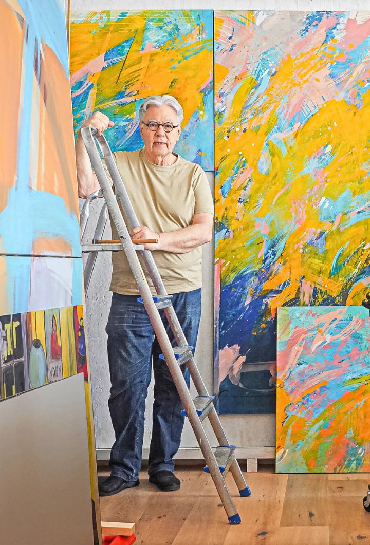 Seine Kunst ermöglichte Martin Cleis Reisen rund um den Globus. Bild zvg