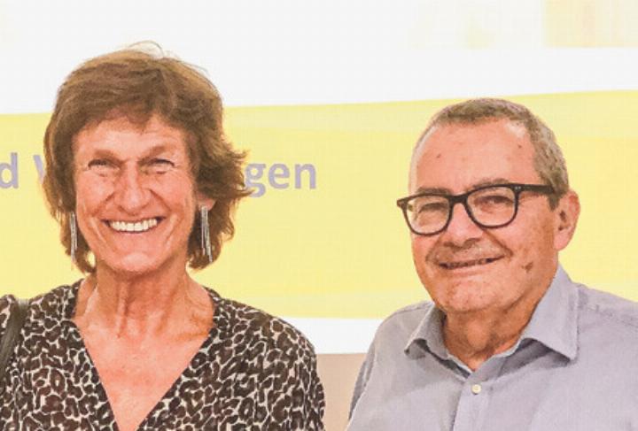 Die aus dem Landrat zurücktretenden Irene Wolf und Werner Hotz. Bild zvg