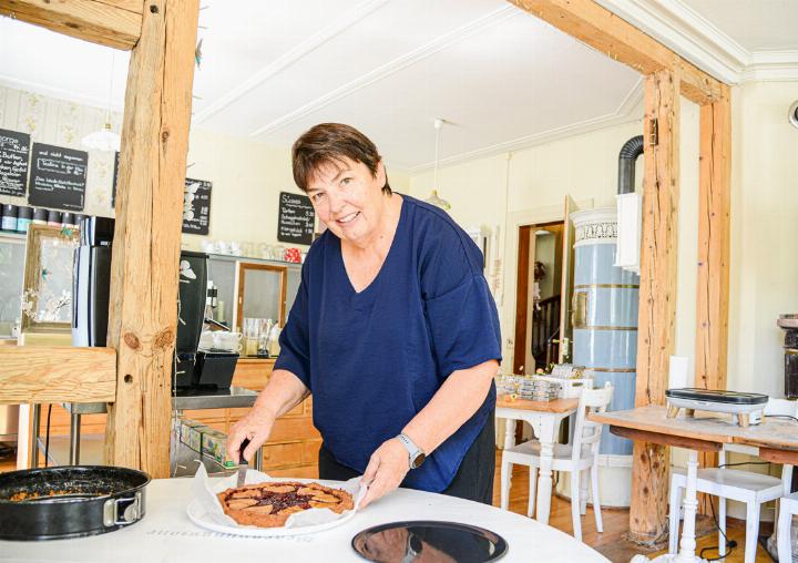 Die Spätberufene: Mit 57 Jahren hatte Käthi Eglin die «Villa 27» eröffnet und sich damit die besten Jahre ihres Lebens geschenkt.
Bild ch.