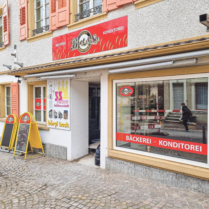 Nach knapp drei Monaten Unterbruch werden an der Bohnygasse in Gelterkinden ab dem 20. März wieder Brot und Confiserie verkauft – produziert von der Läufelfinger Bäckerei Brot & So. Bild Christian Horisberger