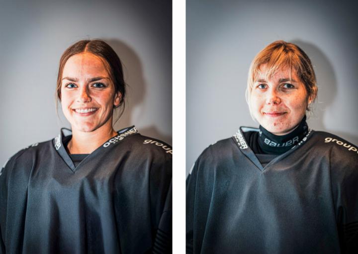 Bailey Kehl (links) und Maria Heinonen sollen ZS helfen, dem Meistertitel in der SWHLB erneut mindestens nahe zu kommen. Bilder zvg