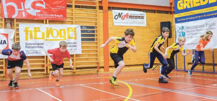 Auf los geht’s los: Auch beim Jubiläums-Mehrkampf ist ein guter Start gefragt. Bilder zvg
