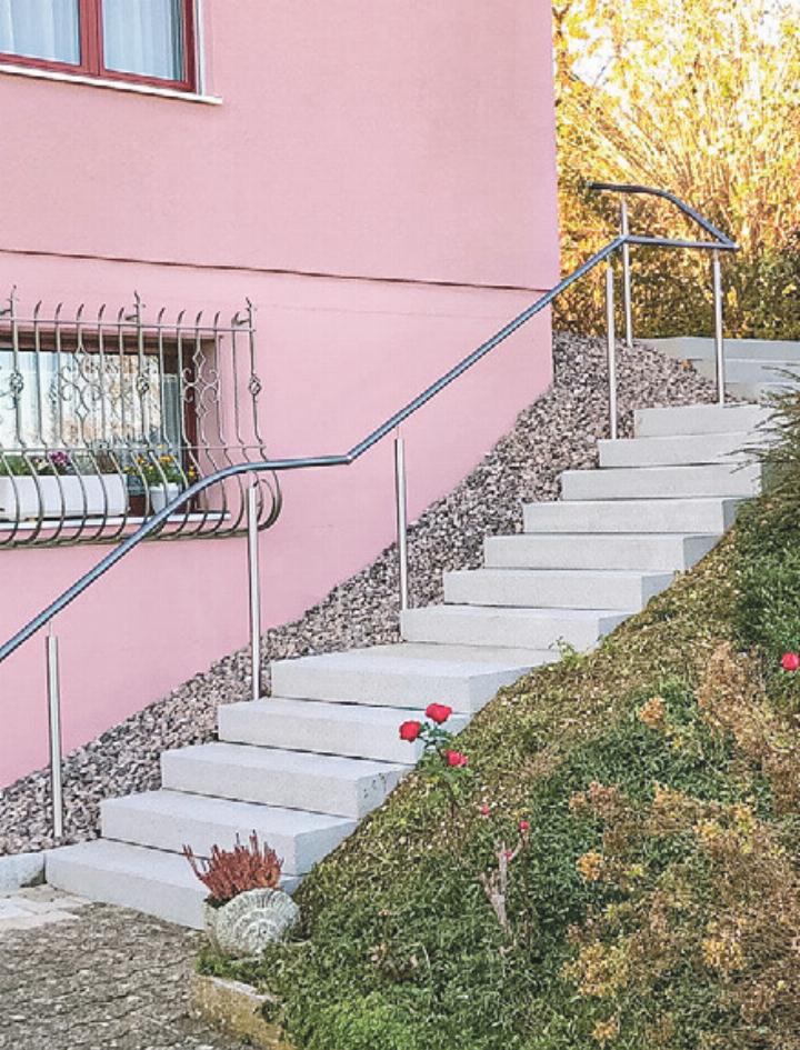 Moderne Handläufe sind mehr als nur eine Ergänzung zur Treppe. Bild zvg