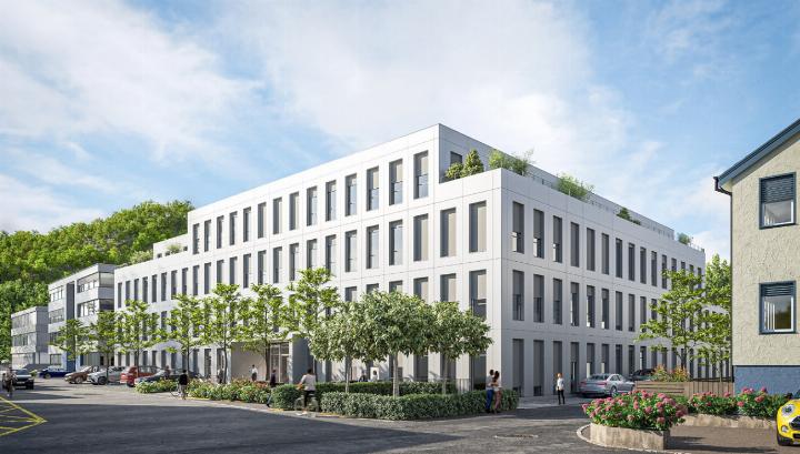 Das Zentrum entsteht auf dem Schildareal in Liestal. Bilder zvg Das Zentrum entsteht auf dem Schildareal in Liestal. Bilder zvg