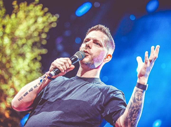 Pascal Voggenhuber bei einem Auftritt als Speaker im vergangenen Herbst. Bild zvg