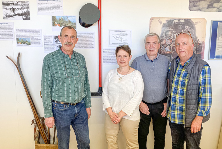 Einige der Organisatoren: Remy Suter, Helene Koch-Schmutz, Fritz Degen und Fritz Sutter. Bilder Willi Wenger