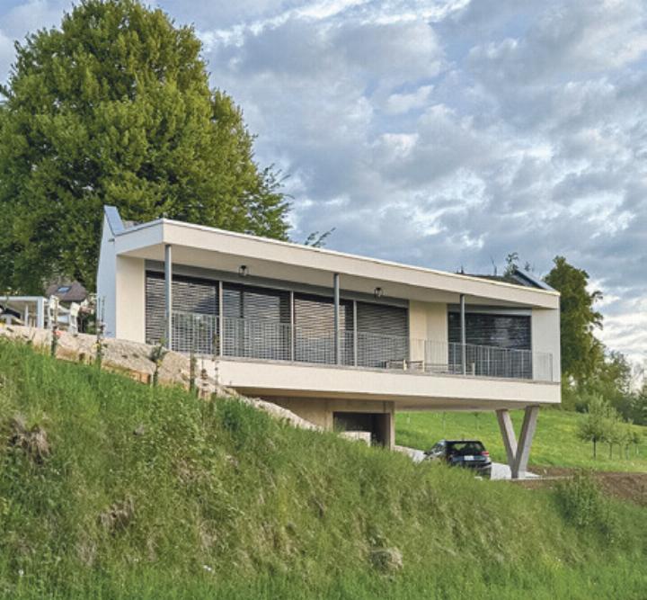 Ein Tiny House an spezieller Parzellenlage – auch um solche herausfordernden Projekte kümmert sich die Mangold Architekten AG. Bild zvg