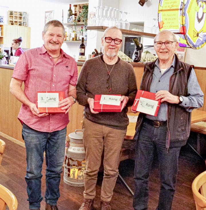 Markus Schäfer, Urs Brüderlin und Gilbert Artz 
(von links).
Bild zvg