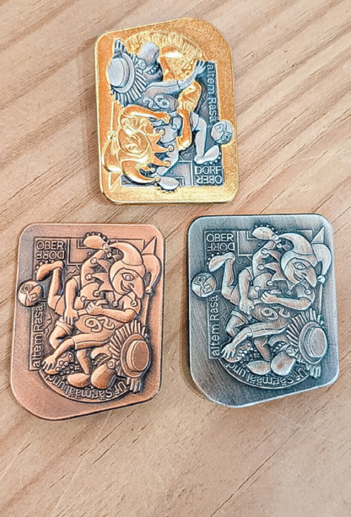 Gold, Silber und Kupfer kosten 30, 10 und 7 Franken. Bild zvg