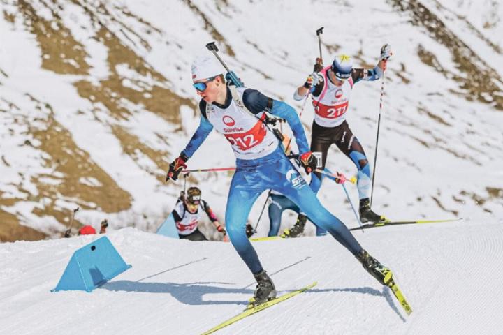 Laurin Merz überzeugt bei starkem Wind und wird Schweizer Meister der U19.
Bild zvg