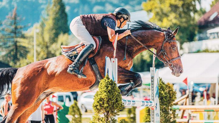 Daniela Wüthrich siegt mit Dear Nahla in der Kategorie R/N125. Bild zvg