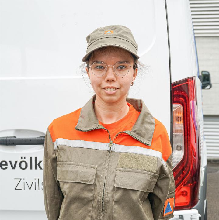 Engagiert sich freiwillig im Zivildienst und kann sich vorstellen, später eine Kaderfunktion zu übernehmen: Sarah Aregger. Bild Tobias Gfeller