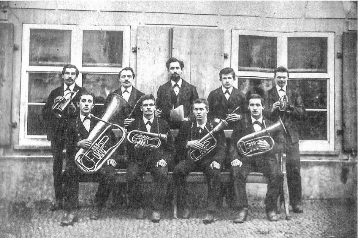 In seinem Gründungsjahr 1876 war der spätere Musikverein noch eine kleine Gruppe lediger Männer ohne feste Strukturen. Bild zvg