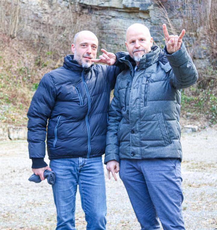 «Let‘s rock»: Die Festivalorganisatoren um Simon Vögtli (links) und Andreas Rentsch hoffen auf 700 Besucher pro Tag. Bilder Janis Erne