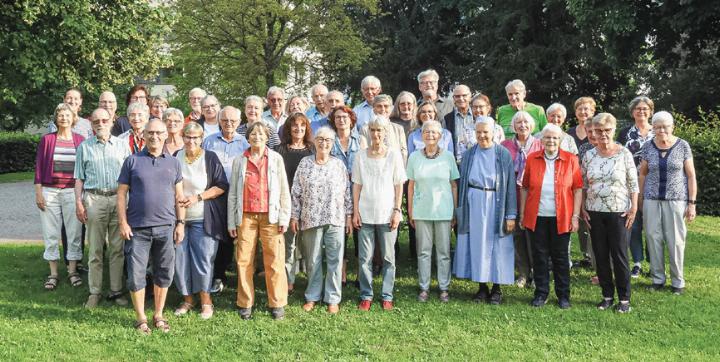 Die Sängerinnen und Sänger des Reformierten Kirchenchors .
Bild zvg
