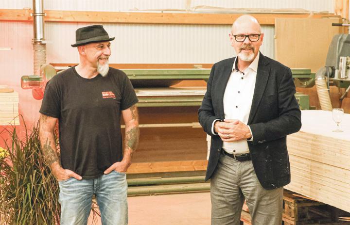 Jochen Köfer (links) und René Brodbeck. Bilder zvg