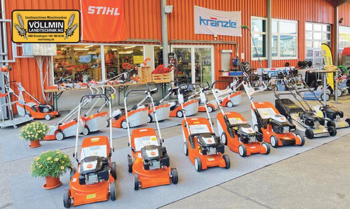 Die Völlmin Landtechnik AG überzeugt mit einem breiten Sortiment. Bild zvg