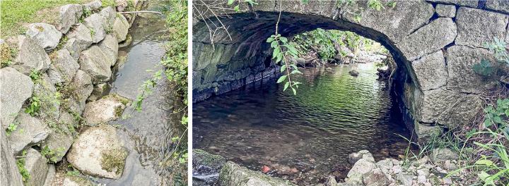 Von der Gewässerraummutation betroffen ist unter anderem der Arisdörferbach – links der südliche Teil, rechts der nördliche Teil.
Bilder zvg / Gemeinde Arisdorf