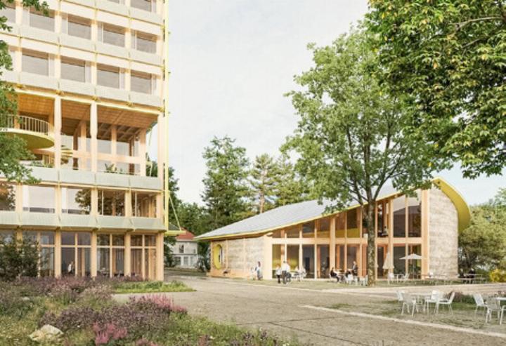 Visualisierung des geplanten Verwaltungsneubaus in Liestal. Bild zvg / Kanton Baselland