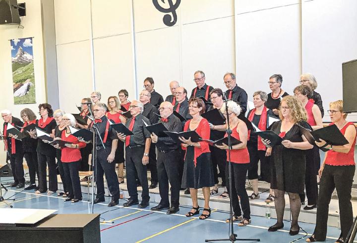 Die Sängerinnen und Sänger begeistern mit modernen und klassischen Liedern. Bild zvg