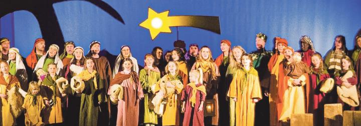 Im Musical wird die Weihnachtsgeschichte mit poppigen Liedern erzählt.
Bild zvg