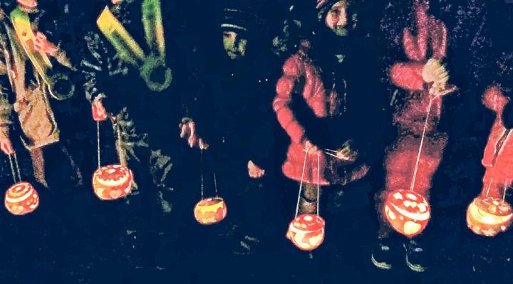 Das Bild eines «Rääbeliechtliumzugs» entstand einst in Nusshof. Bild Archiv vs