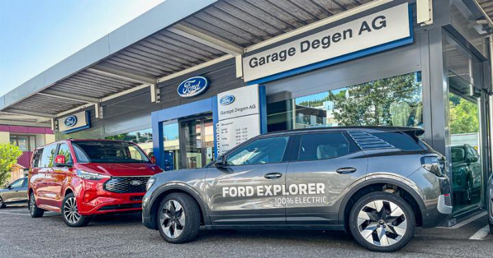 Es werden auch elektrische Modelle wie der Ford Explorer (rechts) ausgestellt sein.
Bild zvg
