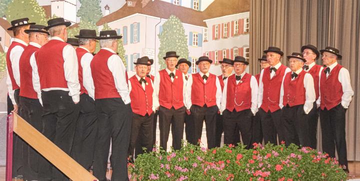 Die Farnsburger Jodler überzeugten bei ihrem Auftritt in der Gelterkinder Mehrzweckhalle.
Bilder Otto Graf Die Farnsburger Jodler überzeugten bei ihrem Auftritt in der Gelterkinder Mehrzweckhalle.
Bilder Otto Graf