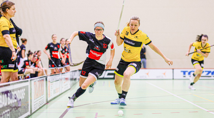 Delia Plattner und ihre Kolleginnen setzen sich gegen Krattigen deutlich durch und spielen damit eine ausgeglichene Doppelrunde. Bild Michael Herrmann