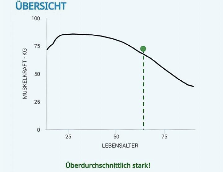 Vor Ort können  Kraftanalysen durchgeführt werden.
Bild zvg